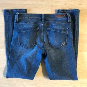 Express Jeans / Cropped Skinny Mid Rise Jean